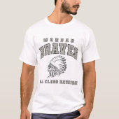 Mandan Braves All Class Reunion T-shirt (Vorderseite)