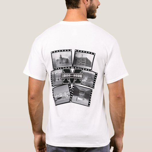 Mandan Braves All Class Reunion T-shirt (Rückseite)