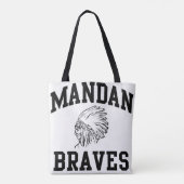 Mandan Braves All Class Wiedersehen Tasche (Rückseite)