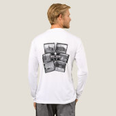 Mandan Braves Langarm-T-Shirt Tri-Blend Shirt (Voller Rücken)
