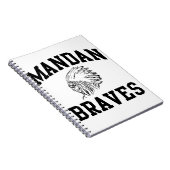 Mandan Braves Notizbuch Notizblock (Rechte Seite)