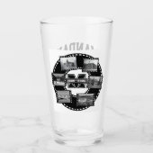 Mandan Braves Pint Glass Glas (Vorderseite)