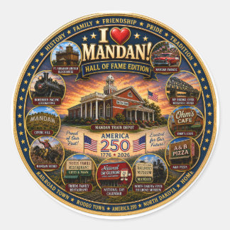 "Mandan Legacy Edition." Aufkleber
