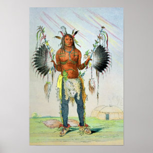 Mandan Medicine Man Poster