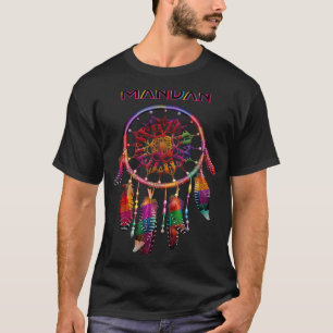 Mandan Native Amerikanische Ureinwohner Colorful D T-Shirt