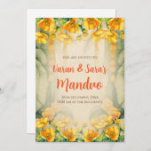 Mandap Mahurat lädt Digital ein Einladung (Vorne/Hinten)