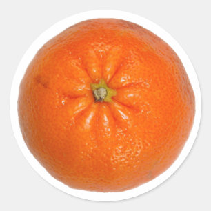 MANDARIN 2 RUNDER AUFKLEBER