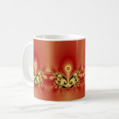 Mandarin Burst Kaffeetasse (Vorderseite Links)