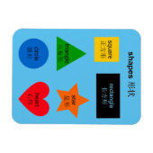 Mandarin Chinesisch Englisch Bilingual Form Words Magnet (Horizontal)