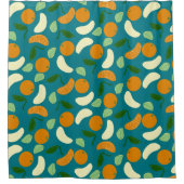 Mandarin Citrus Duschvorhang (Vorderseite)