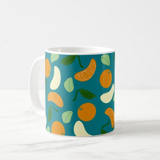 Mandarin Citrus Kaffeetasse (Vorderseite Links)
