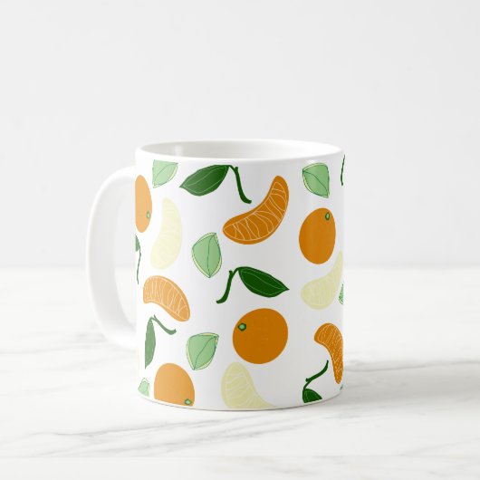 Mandarin Citrus Kaffeetasse (Vorderseite Links)