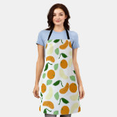 Mandarin Citrus Schürze (Getragen)