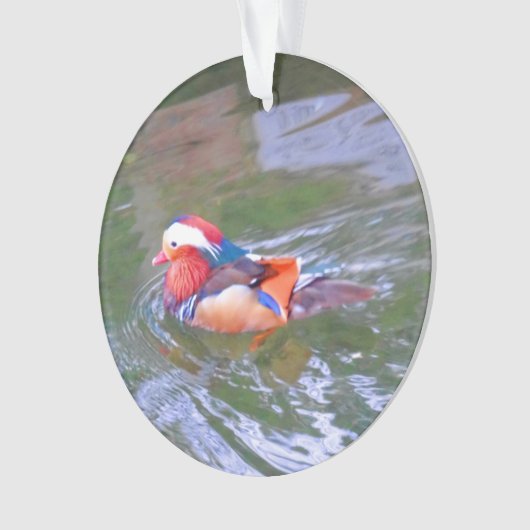 Mandarin Duck #2 Ornament (Vorderseite)