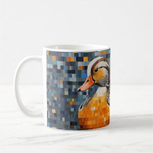 Mandarin Duck Animal Bird Art Decor Kaffeetasse