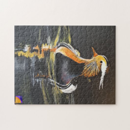 Mandarin Duck Art Puzzle (Horizontal)