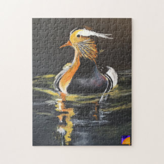Mandarin Duck Art Puzzle