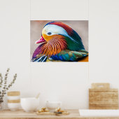 Mandarin Duck Beautiful Poster (Küche)