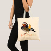 Mandarin Duck Birdbag Tragetasche (Vorderseite (Produkt))