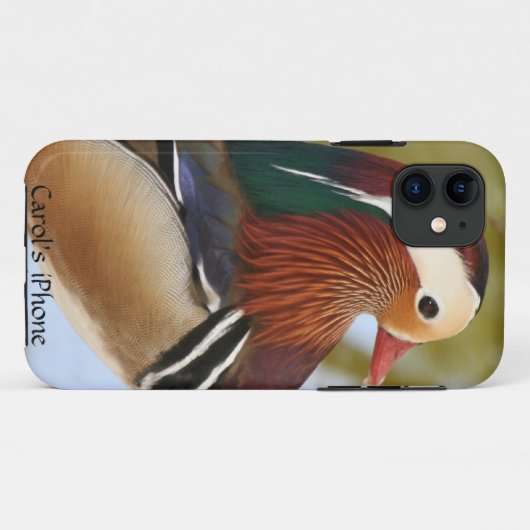 Mandarin Duck Case-Mate iPhone Hülle (Rückseite (Horizontal))
