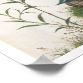 Mandarin Duck Chinese Painting Poster (Ecke)