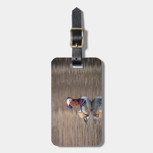 Mandarin Duck Gepäckanhänger (Vorderseite vertikal)