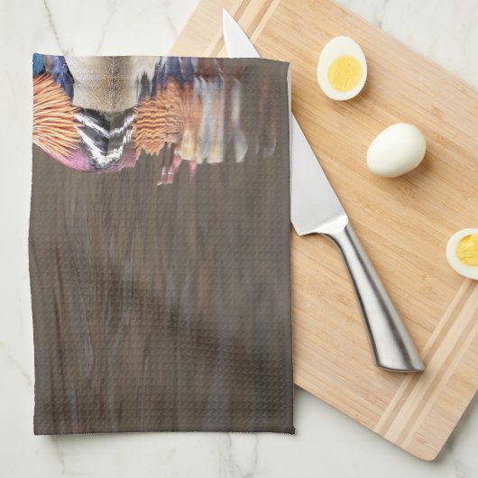 Mandarin Duck Geschirrtuch (Viertel Falte)