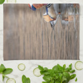 Mandarin Duck Geschirrtuch (Gefaltet)