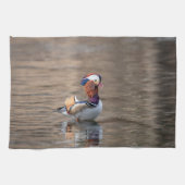 Mandarin Duck Geschirrtuch (Horizontal)