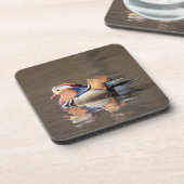 Mandarin Duck Getränkeuntersetzer (Linke Seite)