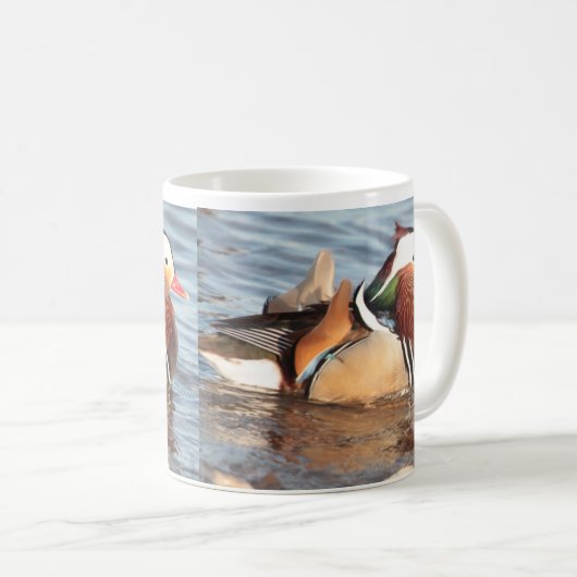 Mandarin Duck Kaffeetasse (VorderseiteRechts)