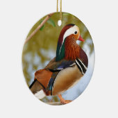 Mandarin Duck Keramikornament (Rechts)