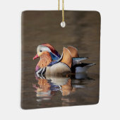 Mandarin Duck Keramikornament (Rechts)