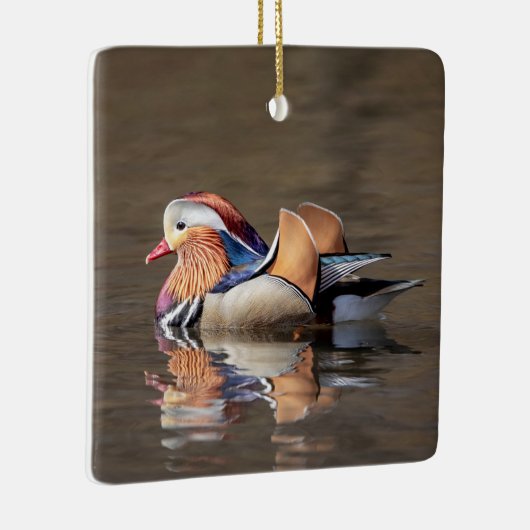 Mandarin Duck Keramikornament (Rechts)
