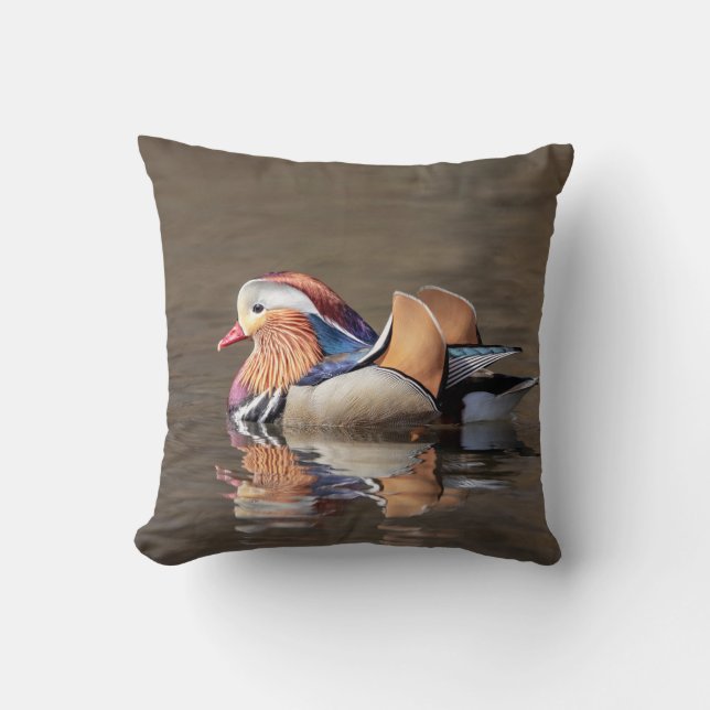 Mandarin Duck Kissen (Vorderseite)