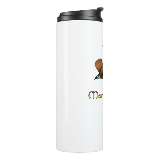 Mandarin Duck Leak Proof Thermal Tumbler Thermosbecher (Nach links gedreht)