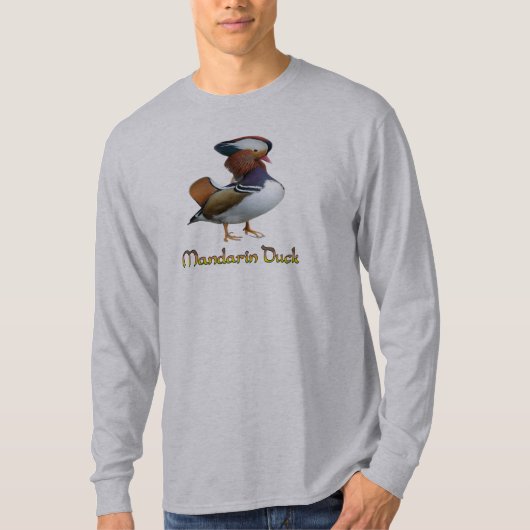 Mandarin Duck Long T - Shirt (Vorderseite)