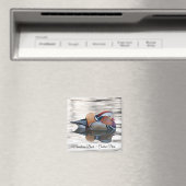 Mandarin Duck Magnet (In Situ (Geschirrspüler))