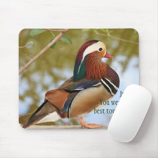 Mandarin Duck Mousepad (Mit Mouse)