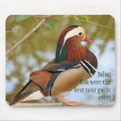 Mandarin Duck Mousepad (Vorne)