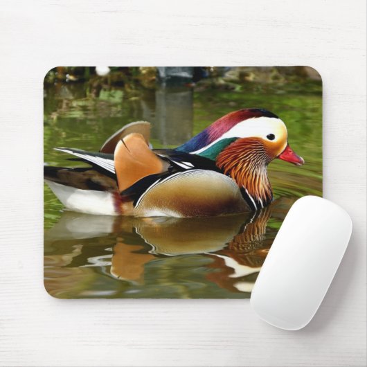 Mandarin Duck Mousepad (Mit Mouse)
