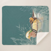 Mandarin-Duck Naturschutz Kunst, Dichtung und Musi Sherpadecke (Vorderseite (Horizontal))