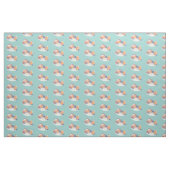 Mandarin Duck Pattern Light Aquamarin Blue Stoff (Fat Quarter (45,7 x 55,9 cm))