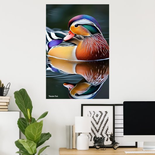 Mandarin Duck Poster (Heimbüro)