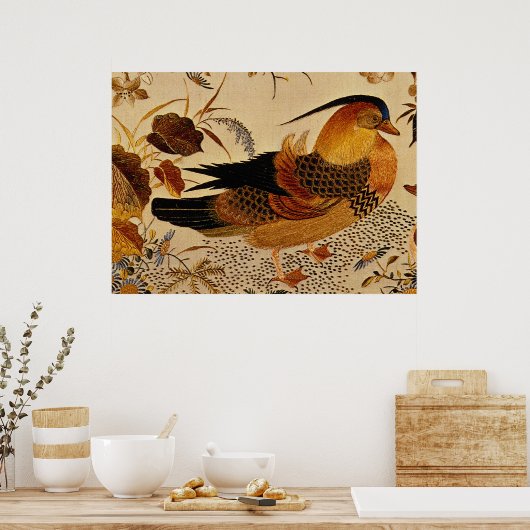 Mandarin Duck Poster (Küche)