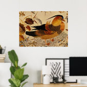 Mandarin Duck Poster (Heimbüro)
