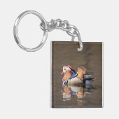 Mandarin Duck Schlüsselanhänger (Vorderseite links)