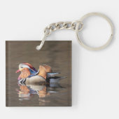 Mandarin Duck Schlüsselanhänger (Rückseite)