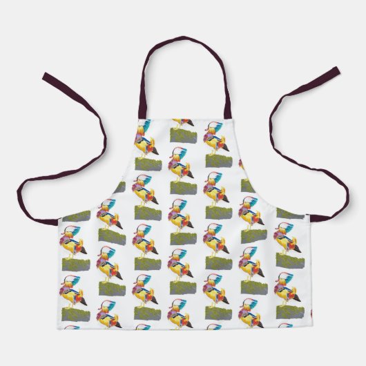 Mandarin Duck Schürze (Vorderseite)