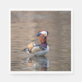 Mandarin Duck Serviette (Vorderseite)